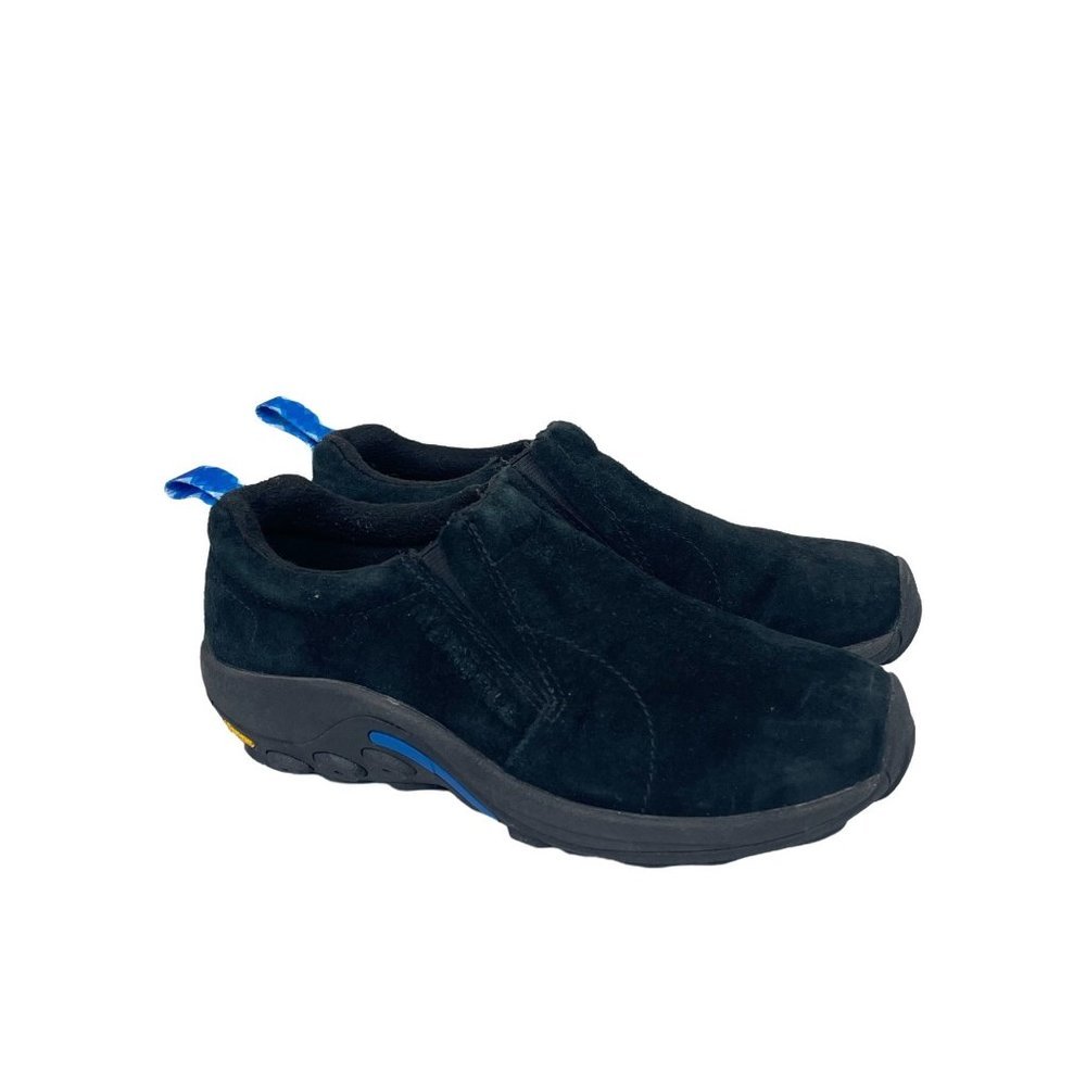 COPY - Merrell Jungle Moc Ice Black Waterproof Suede Slip On Shoes J37844 Women…